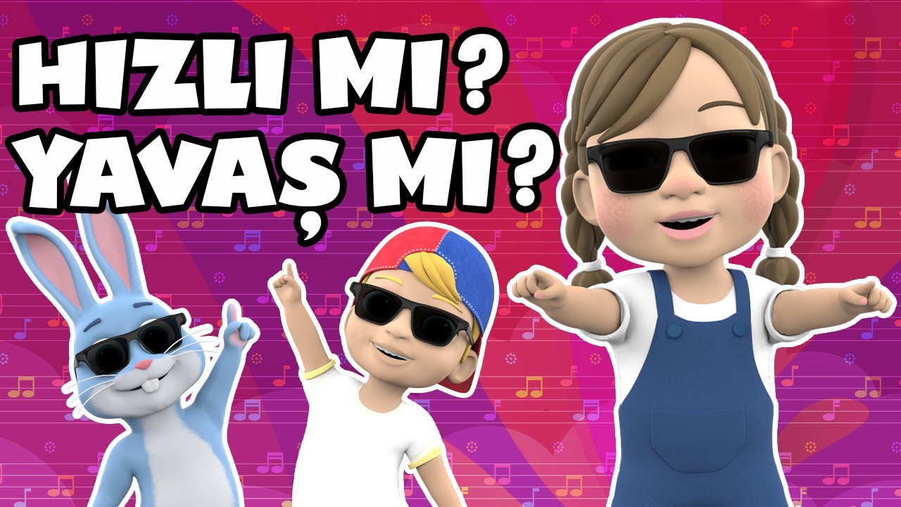 Hızlı Mı? Yavaş Mı? - Alkışla! Yere Vur! Enerjiyle Zıpla! Çocuklar İçin Süper Dans Şarkısı! - Zumba