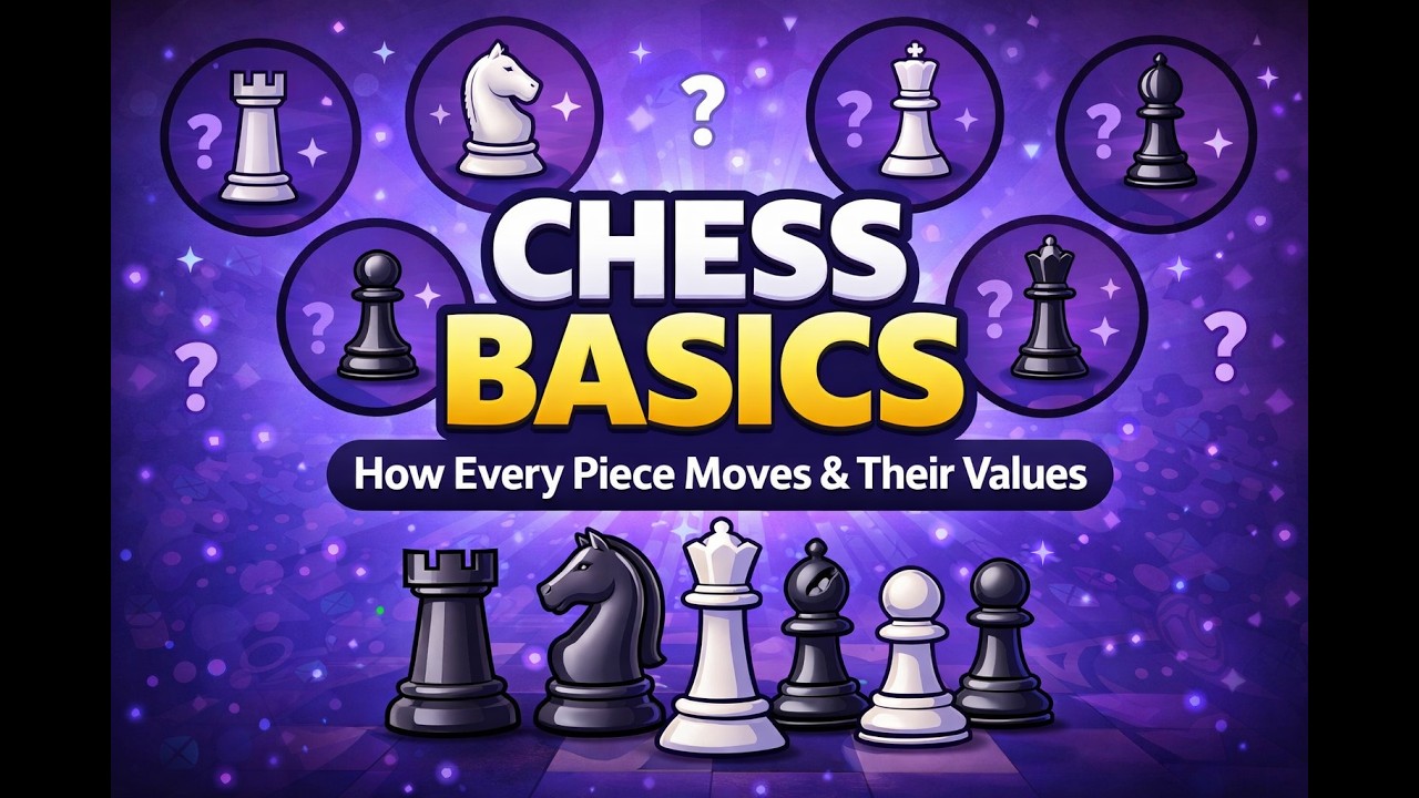 Chess Basics – How Every Piece Moves & Their Values