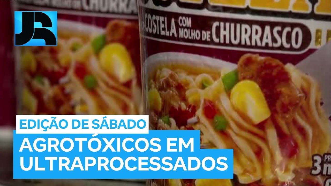Pesquisa realizada com 24 alimentos ultraprocessados identifica agrotóxicos em metade deles