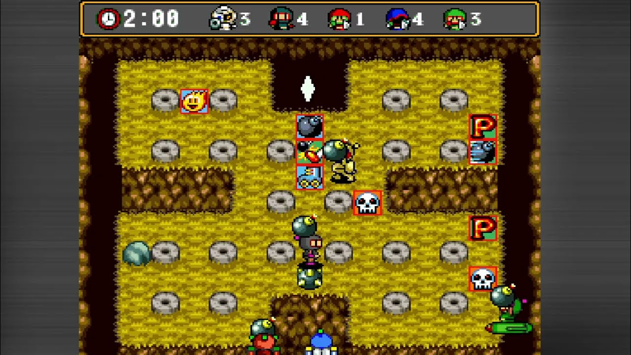 Super Bomberman 4 (5 Players) - Ganhou com bombinha