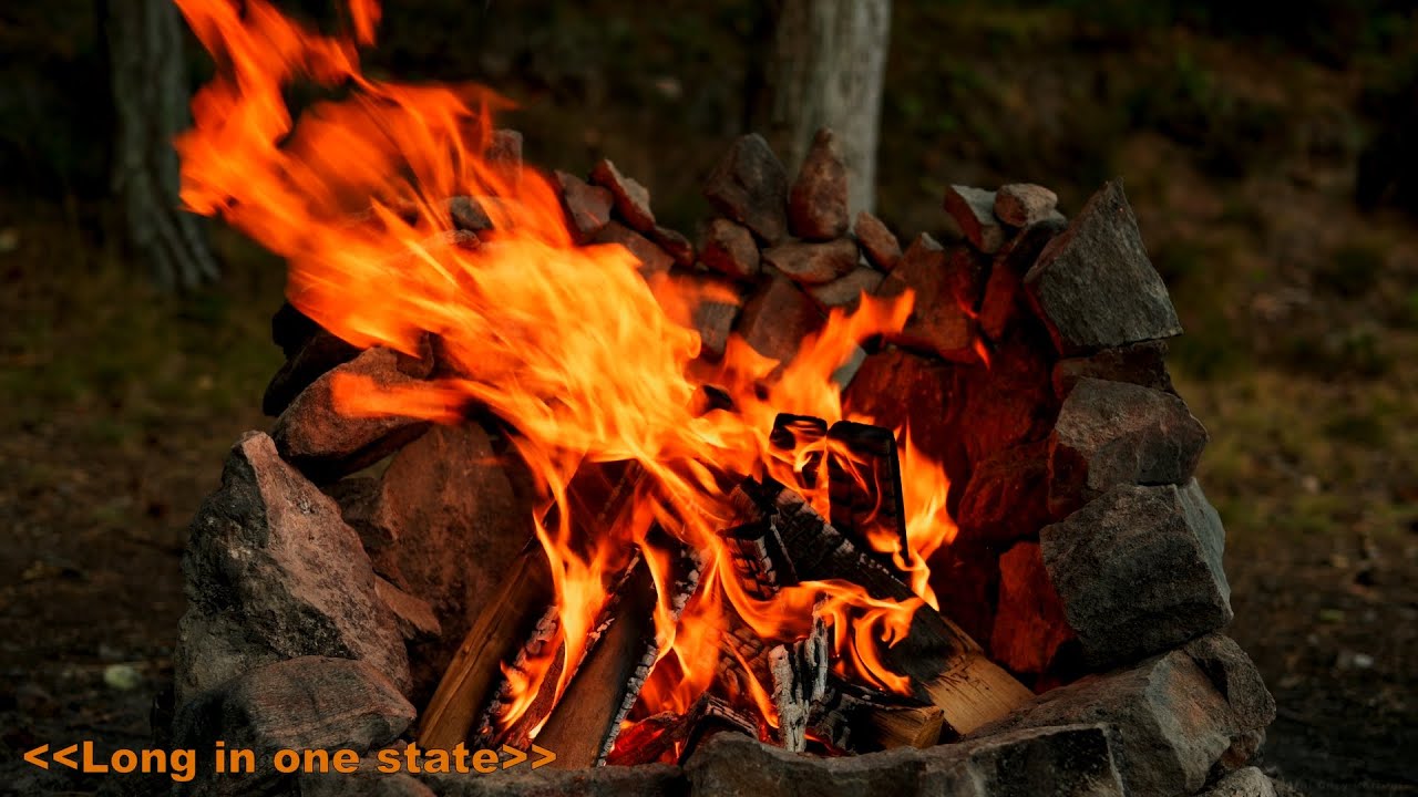 🔥 Natural Relaxation by the Campfire | Cozy Moments to Unwind