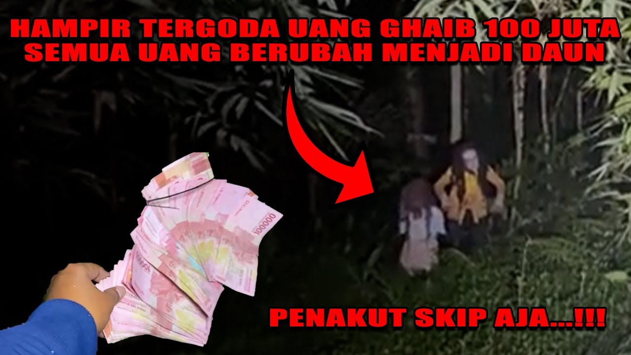 DITAWARIN RATUSAN UANG DARI BANGSA JIN, PENONTON MELONGO LIAT UANG BANYAK BERSERAKAN
