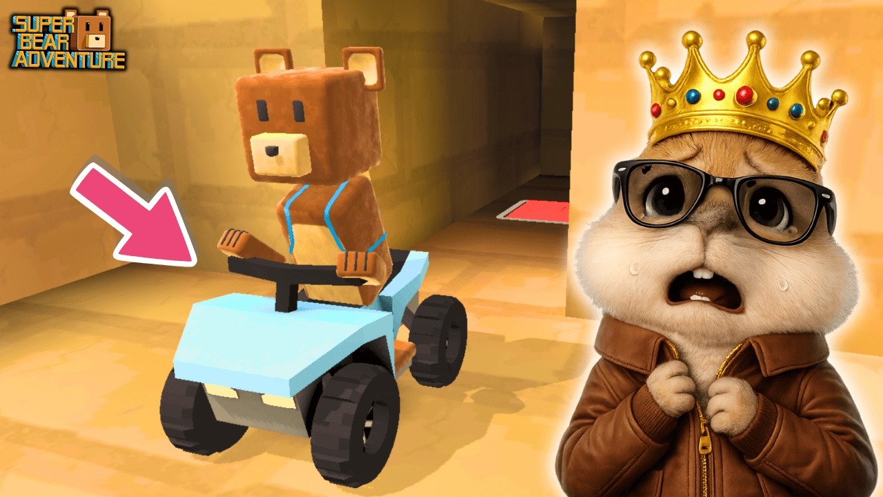 RAHASIA MOTOR BIRU DI SUPER BEAR ADVENTURE😨