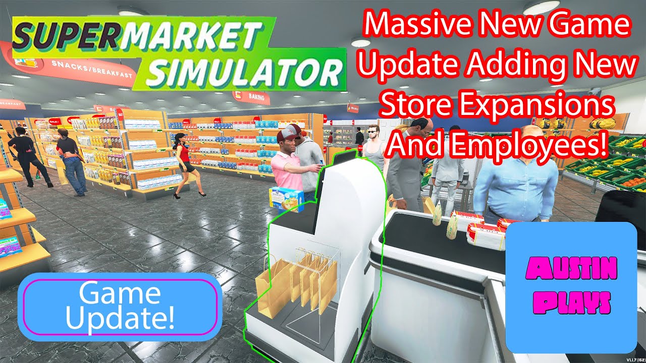 ОГРОМНОЕ обновление Supermarket Simulator! Новые расширения магазинов, сотрудники и многое другое!