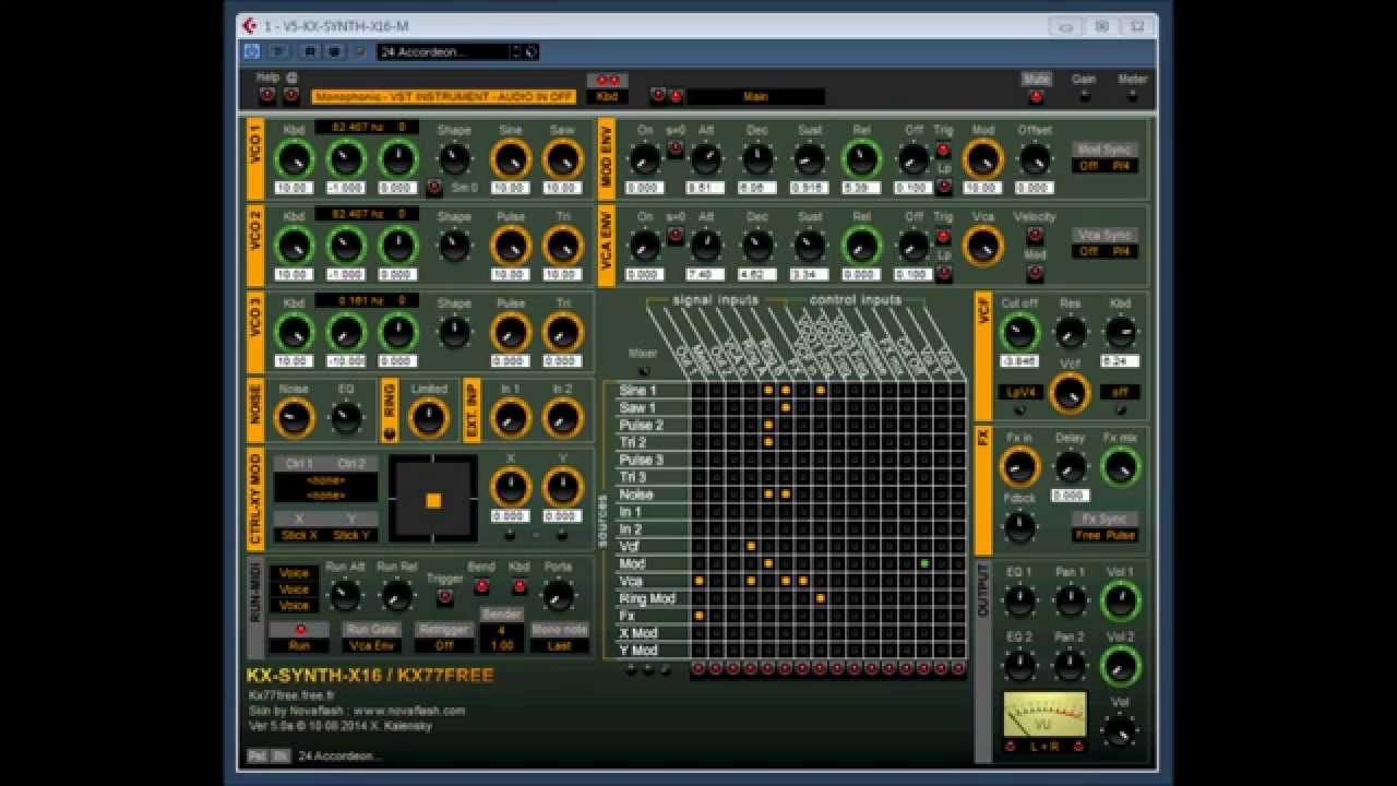V5 KX Synth X16 M  by KX77FREE