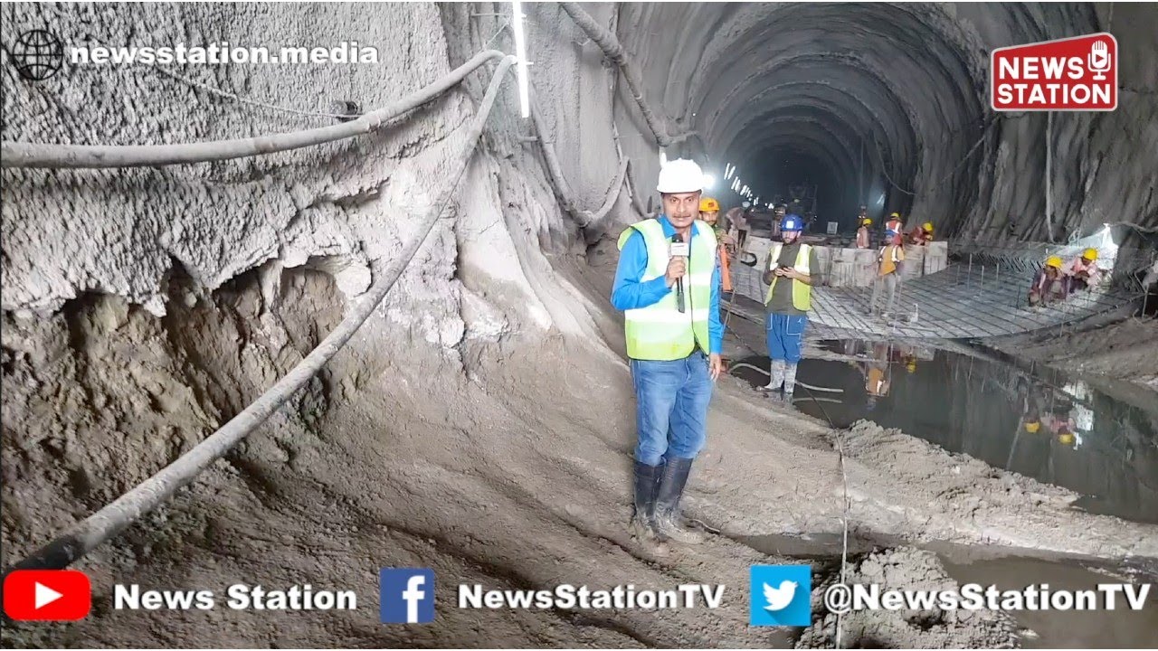 Rail Tunnel Lining in Kangowali Near Naina Devi Paves the Way for Railway Line to Leh-Ladakh