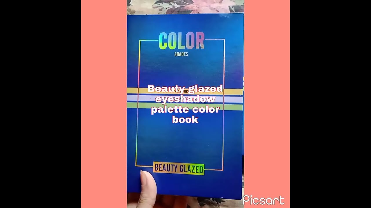 Beauty glazed eyeshadow palette color book palette 🥰🥰