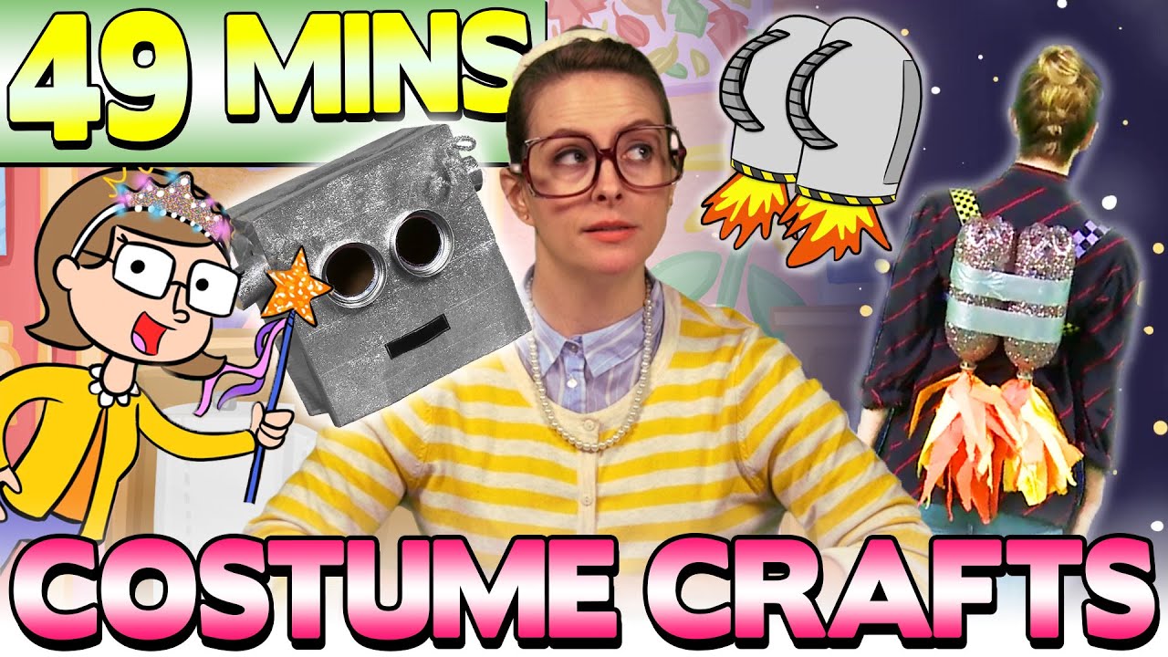 Best Costume Crafts with Crafty Carol at Cool School! - Compilation