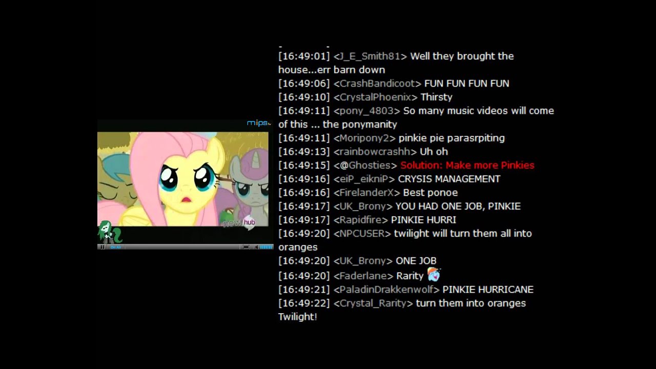 MLP FiM - Chat Reactions to 