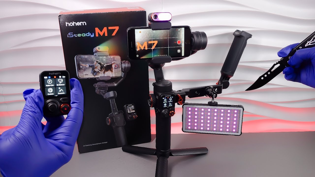Hohem iSteady M7 with AI Unboxing and Traking Test – ASMR