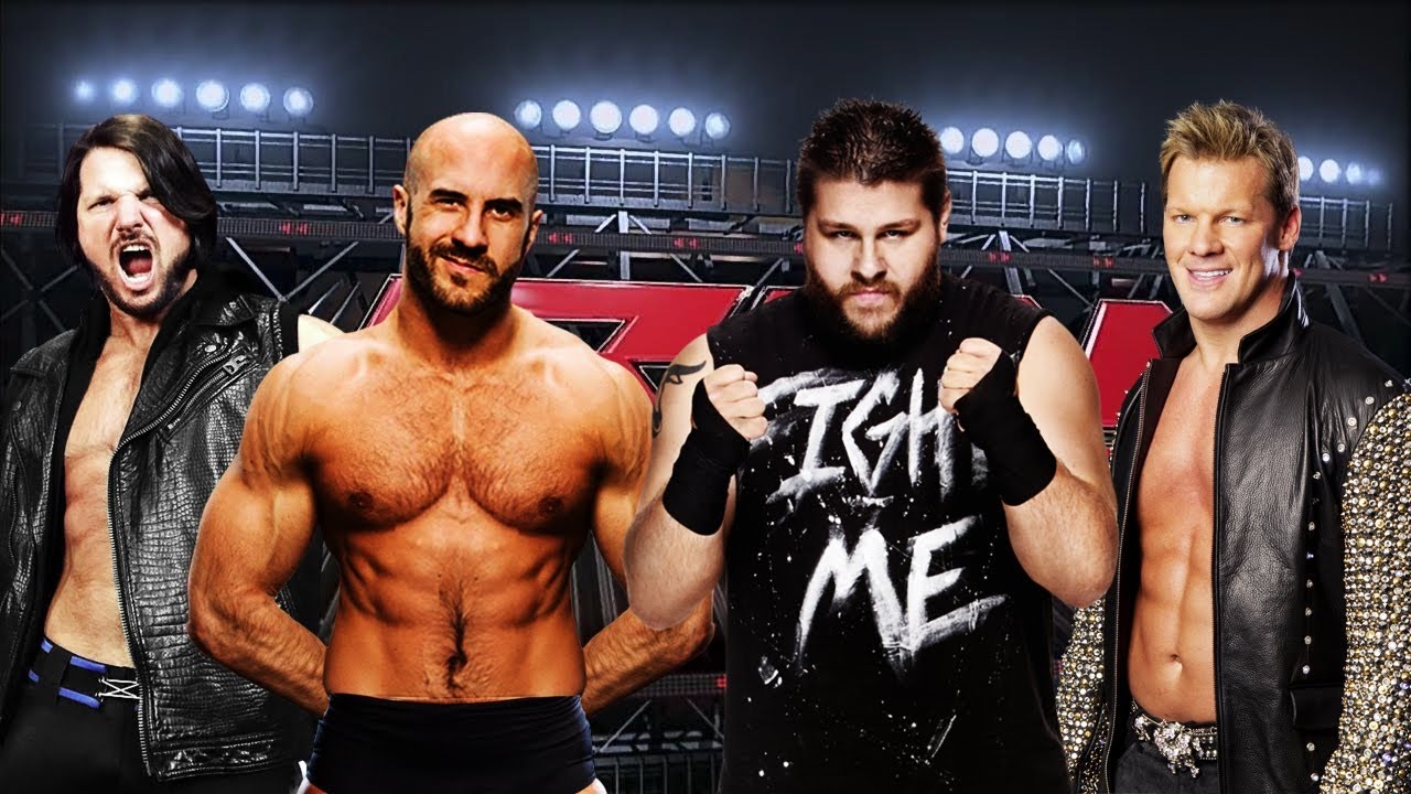 Fatal 4 Way Chris Jerico Vs Kevin Owens Vs Aj Styles Vs Cesaro
