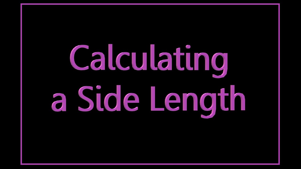 vwo3 - Mathematics - Ch7 - 7.2 - Finding Sides using Trigonometry