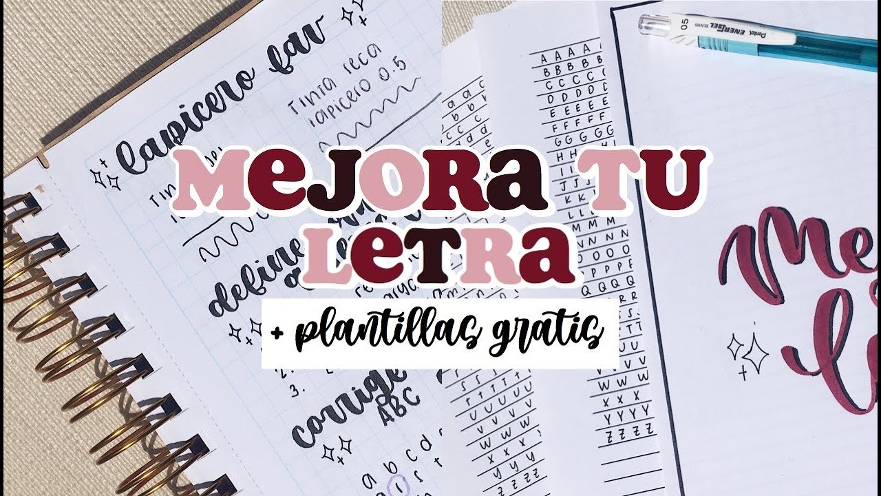 MEJORA TU LETRA + PLANTILLAS GRATIS ✍🏼