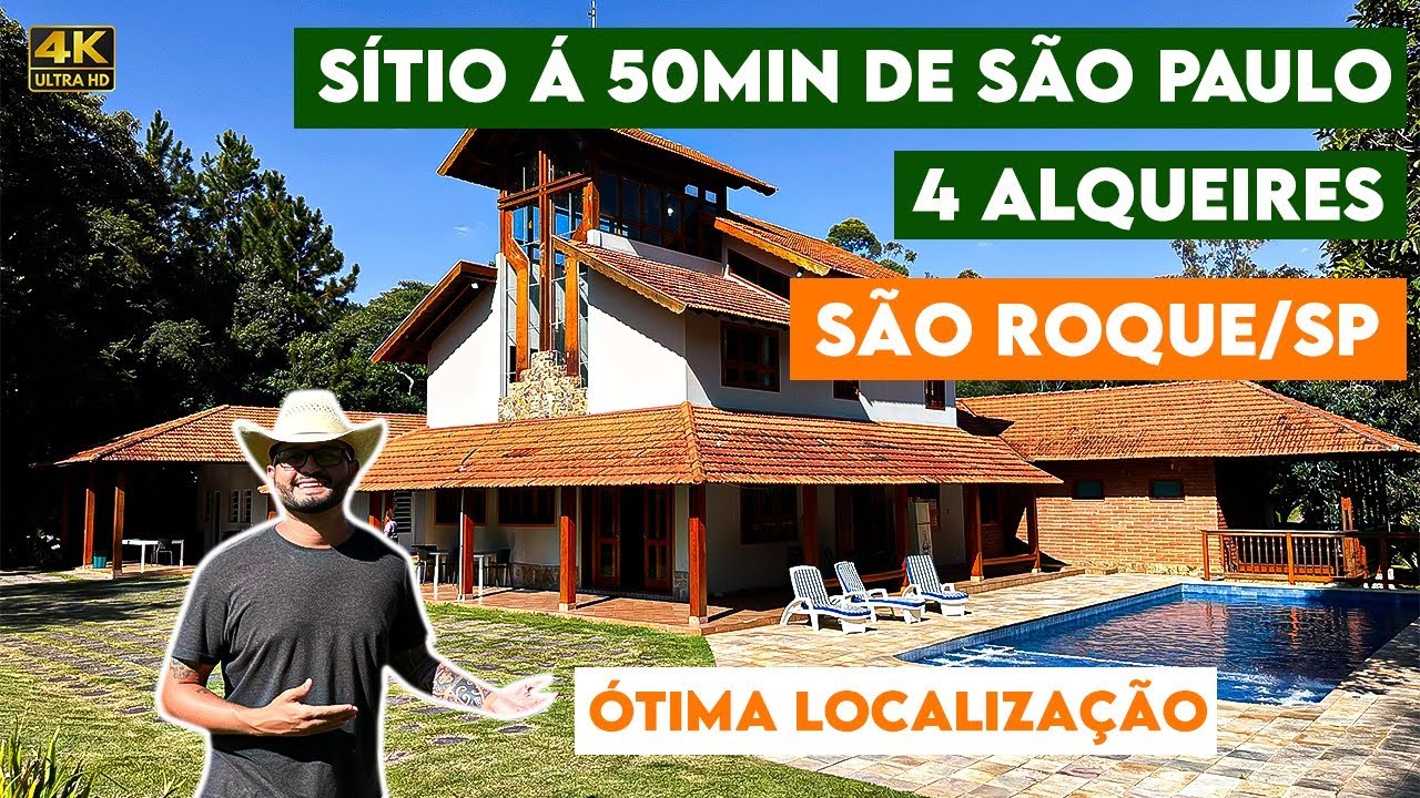 SÍTIO 4 Alq á 50min de SÃO PAULO - SÃO ROQUE