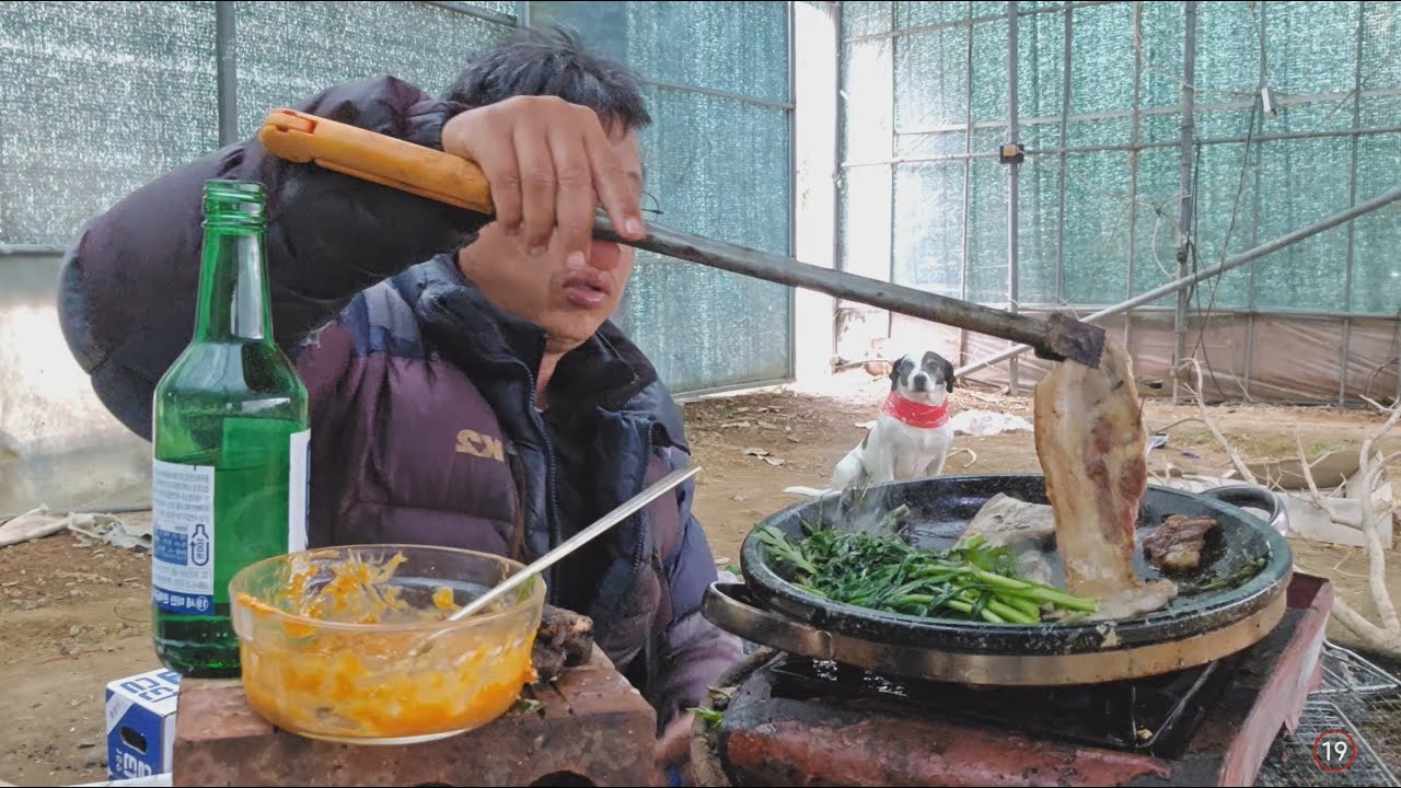 [미나리+삼겹살] 볶음밥 까지!