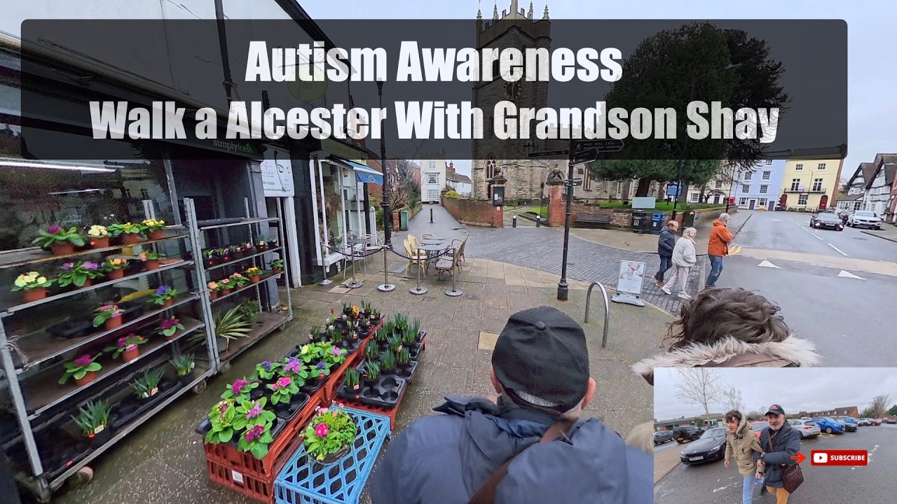 Autism Awareness Walk a Alcester With Grandson Shay
