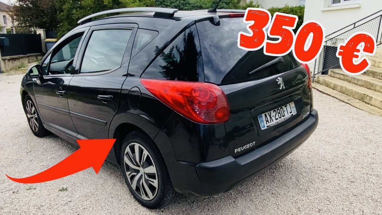 J’ACHÈTE UNE PEUGEOT 207 SW A 350 €