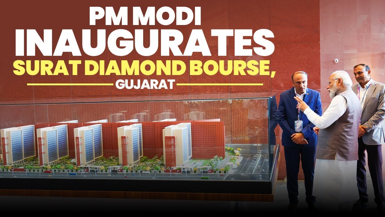 LIVE: PM Modi inaugurates Surat Diamond Bourse, Gujarat