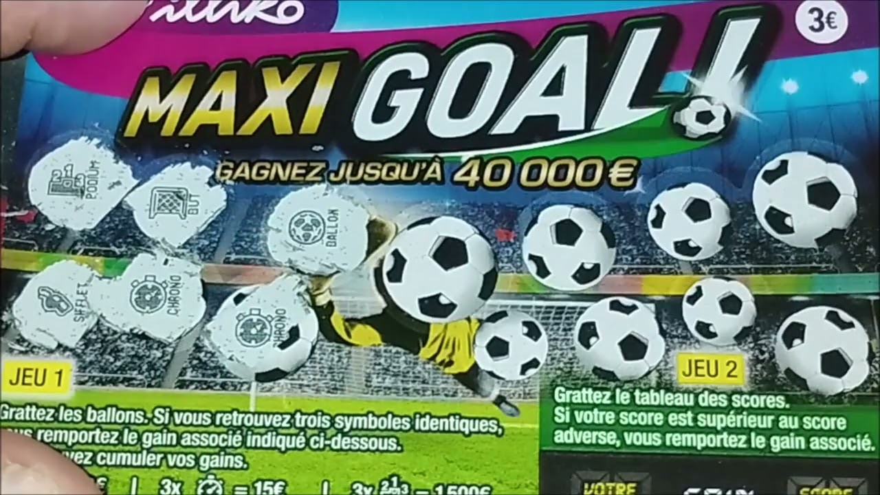 GRATTAGE DE 10 MAXI GOAL