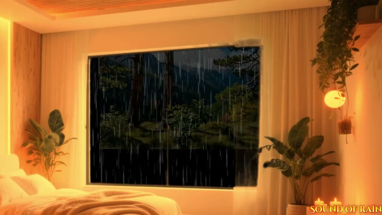 Deep Sleep with Gentle Rain Sounds | ASMR for Relaxation