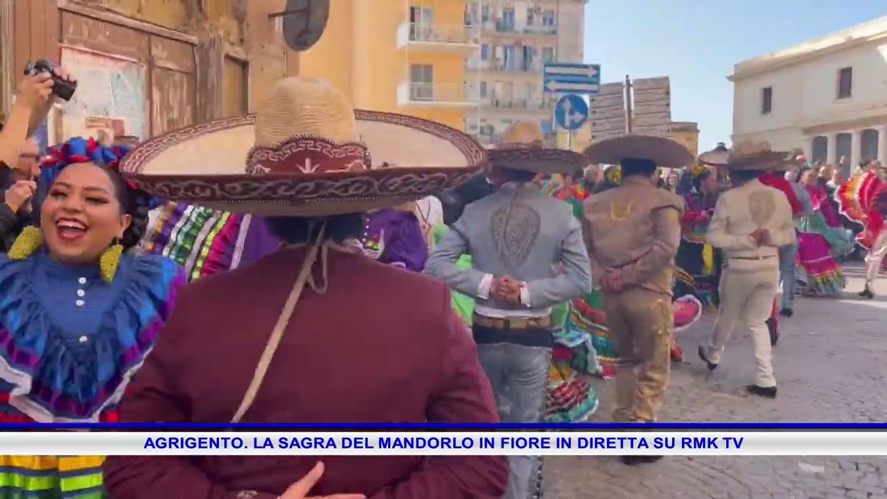 AGRIGENTO  LA SAGRA DEL MANDORLO IN FIORE IN DIRETTA SU RMK TV