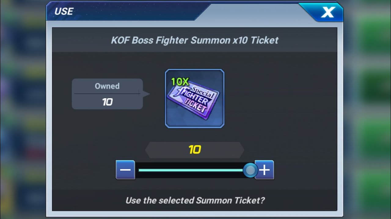 The King of Fighters ALLSTAR - KOF Boss Fighter Summon Ticket