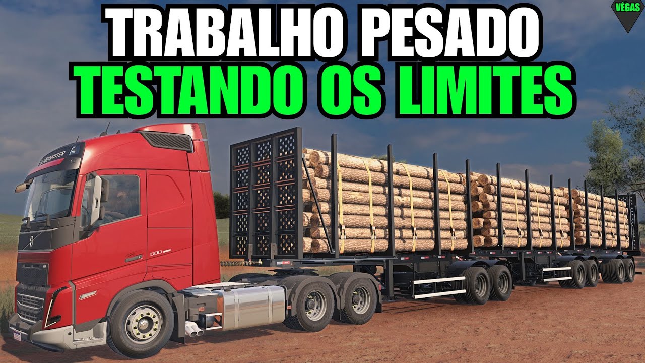 ETS2 - Enfrentando as serras mineiras com o volvo fh500 - trabalho pesado