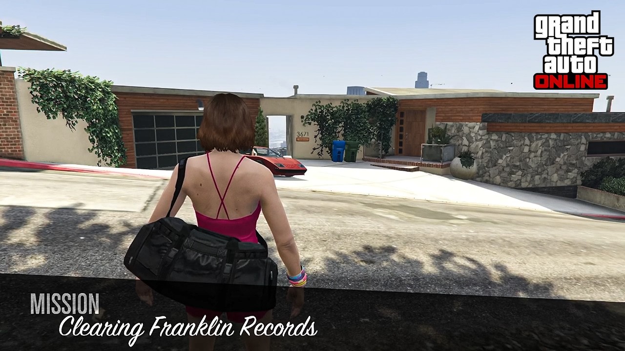 GTA Online - Clearing Franklin Records! Full Mission.