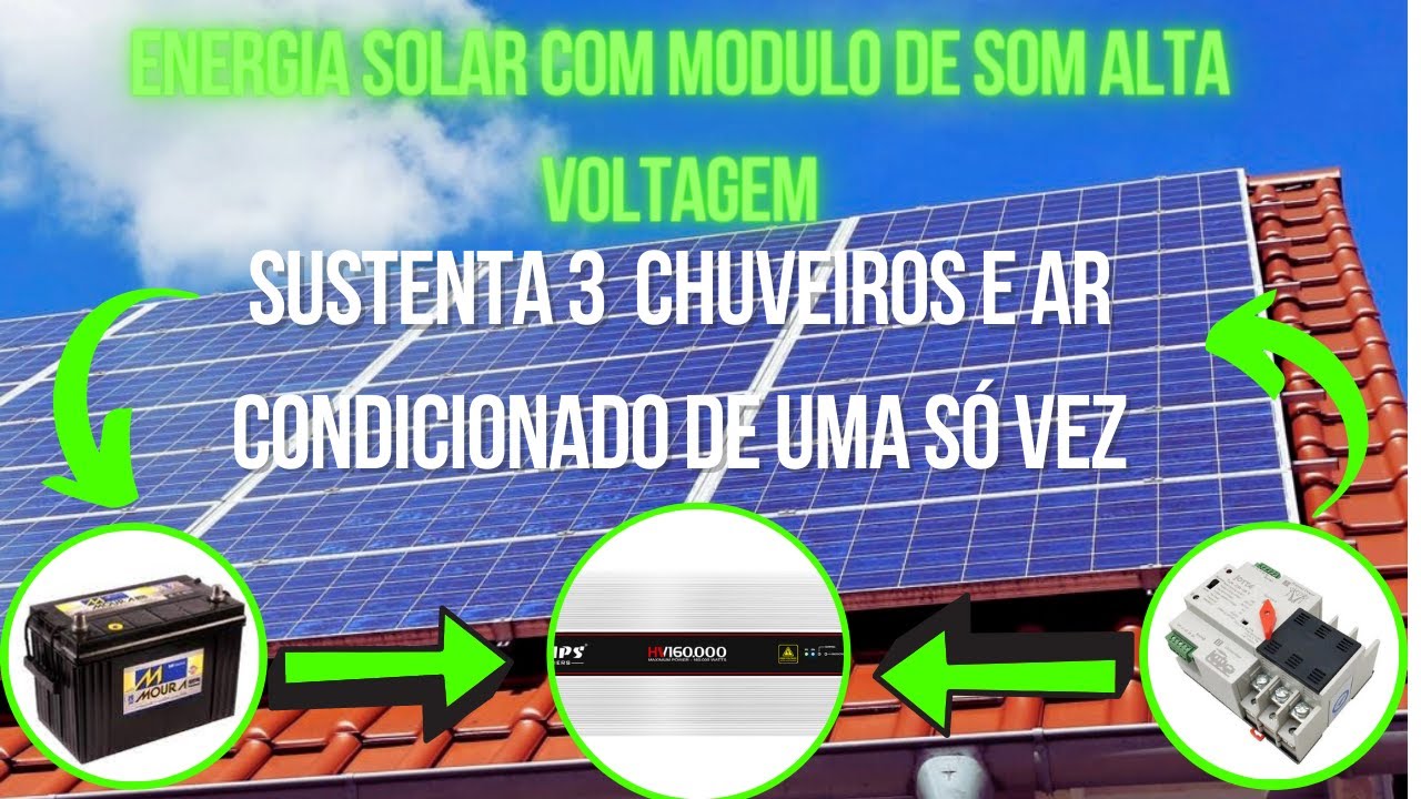 SISTEMA OFF GRID COM MODULO ALTA VOLTAGEM HV PASSO A PASSO PT.03-FINAL