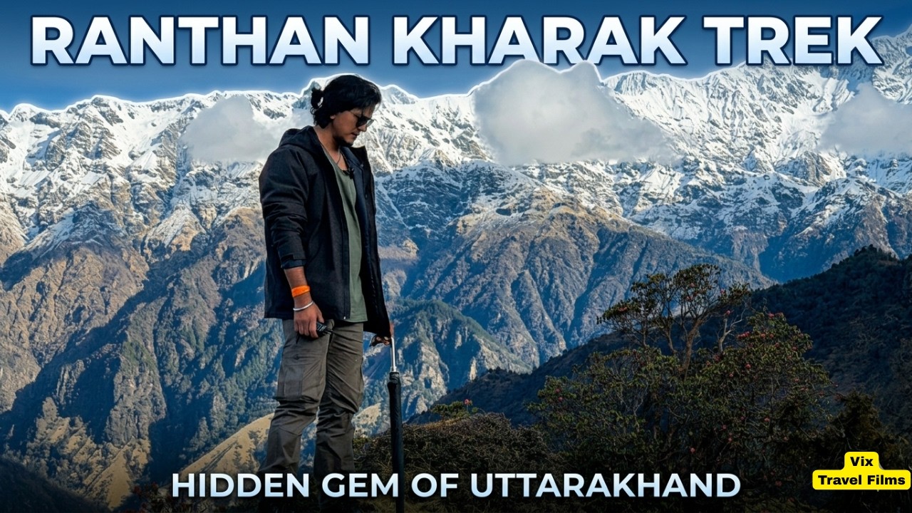 Ranthan Kharak Trek | Snowfall + Insane Views 🔥 | Hidden Gem of Uttarakhand 😍