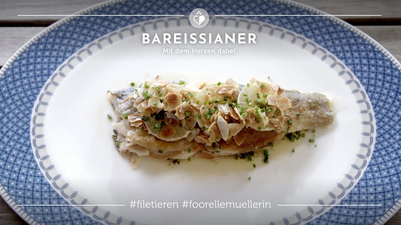 Filetieren einer Forelle Mullerin -Tipps von den Bareiss Profis