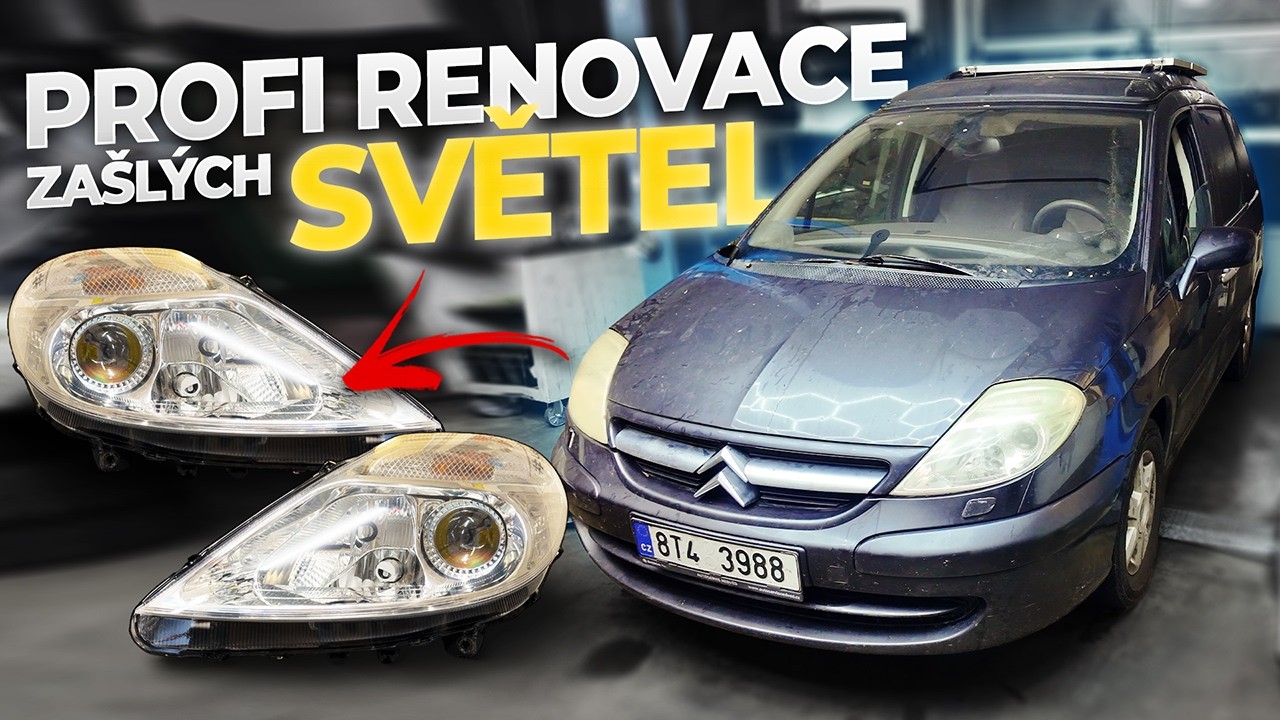 Neuvěřitelná proměna zašlých světel! 😱 Jak svítí C8 Camper po renovaci a upgradu na LED?
