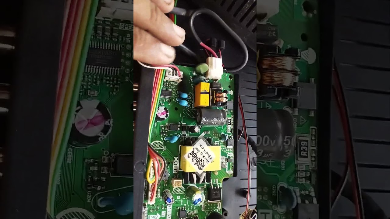 24 inch LED TV power supply problem repair# LED TV motherboard repair# LED power supply repair karna