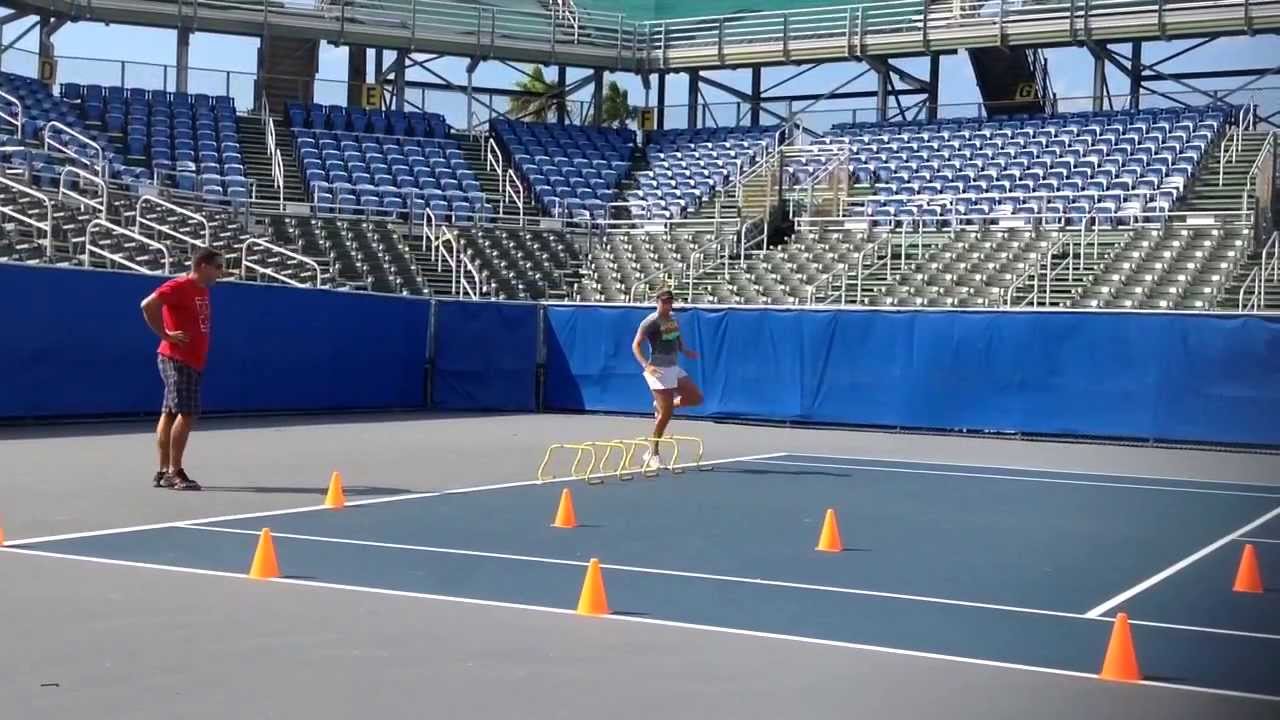 Victoria Zukowski - tennis conditioning  - October 2013
