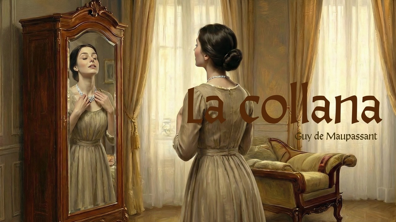 La collana — Racconto di Guy de Maupassant — Audiolibro illustrato