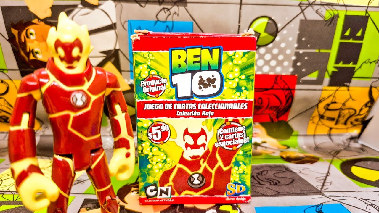 Ben 10 Juego de Cartas Colección Roja Mazo Completo - Sticker Design Argentina 2008