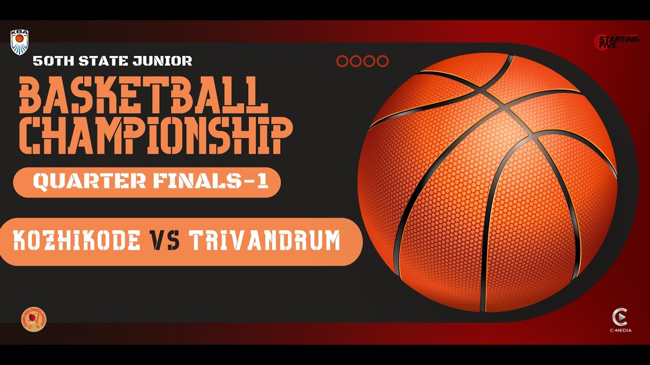 KOZHIKODE VS TRIVANTRUM, QUARTER FINALS, 50TH JUNIOR STATE BASKETBALL FOR MEN AND WOMAN 2026