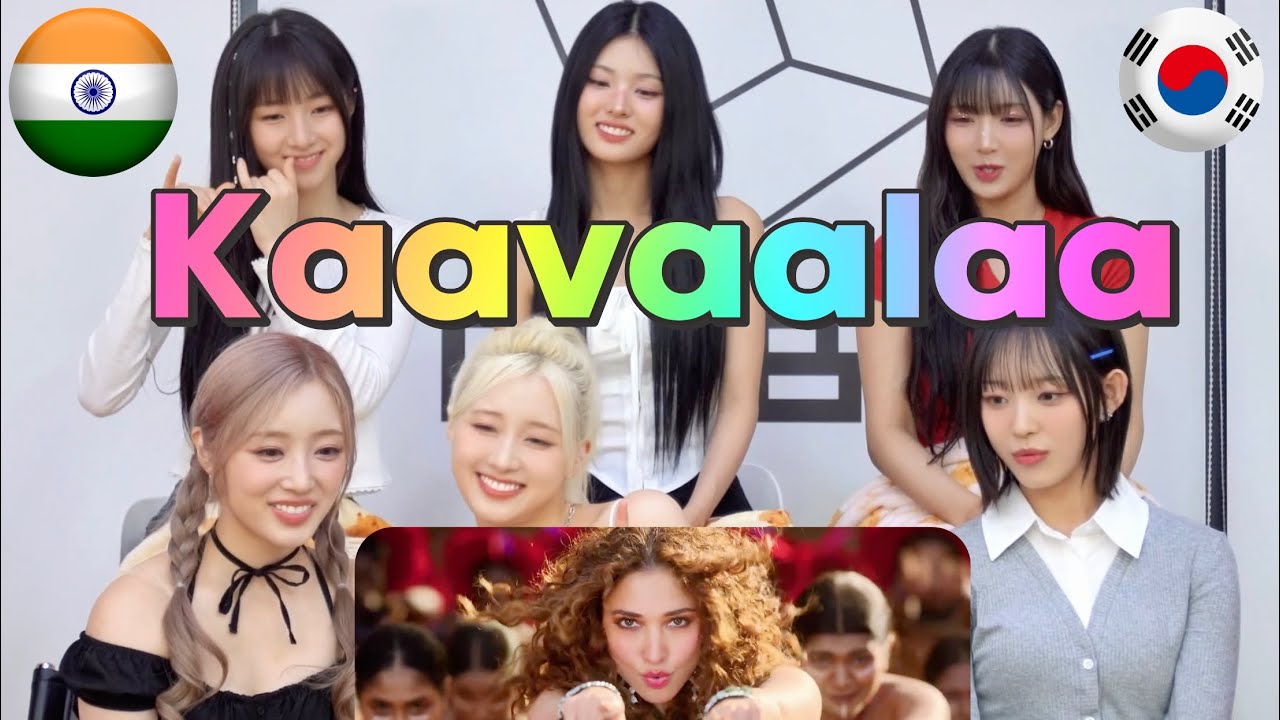 KPOP Idol reacts to Tamil mv and wants to dance in India💃@LIGHTSUMOfficial #Kaavaalaa
