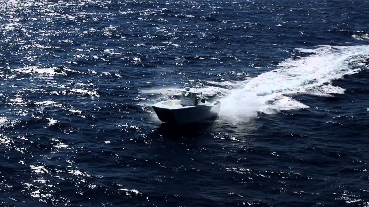 Freeman 28 and 33 easily handle 6-8 foot seas off Miami
