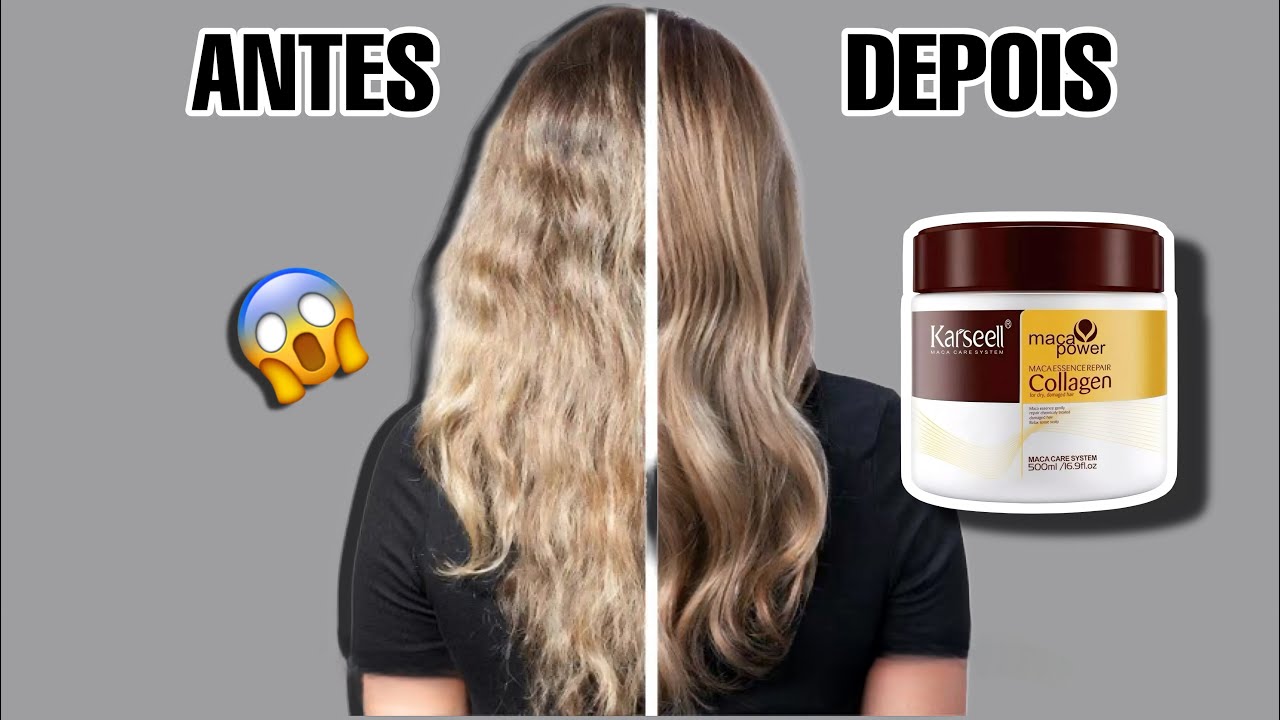 USEI KARSEELL COLLAGEN NO CABELO CABELO DA MINHA AMIGA LOIRO COM QUEBRA E DANIFICADO! FUNCIONOU?