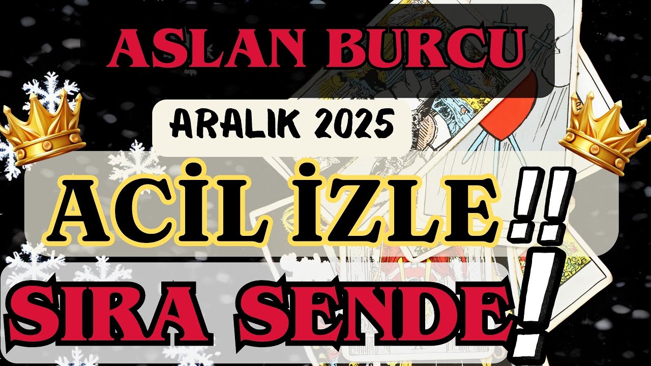 ASLAN BURCU 👑 😱🤯MUTLAKA İZLE❗ ACİL DUYMAN GEREKİYOR❗ SIRA SENDE💫❤️AKLIMDAKİ KİŞİ❤️ ❄️ ARALIK 2025 ❄️