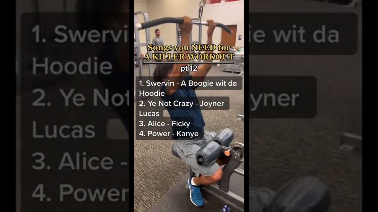 Perfect songs for a killer workout #partyrap #feelgoodmusic #rapper #gym