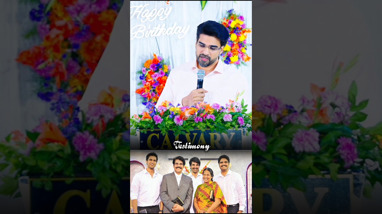 నేను ఇంటి నుండి పారిపోయాను | మైకేల్ పాల్ సాక్ష్యం | Joseph Prakash 42nd Birthday | PraiseTV