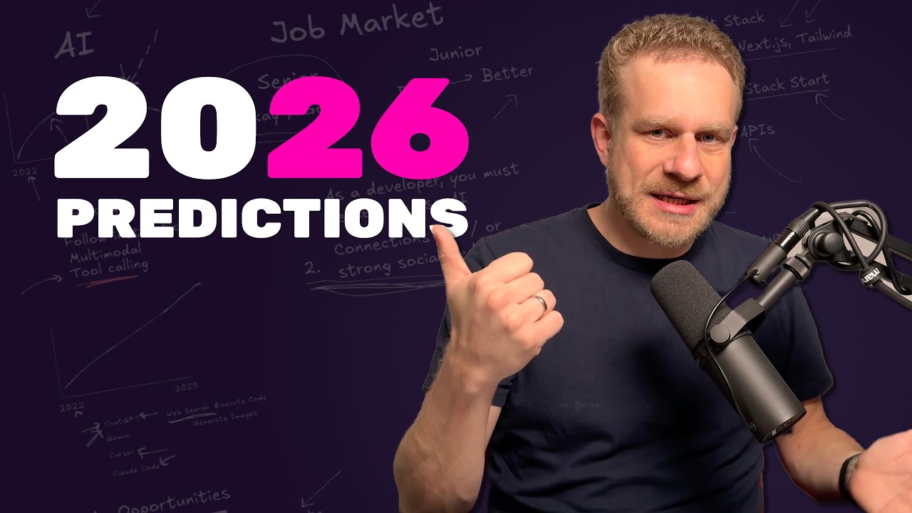 My AI, (dev) job market and web dev predictions for 2026