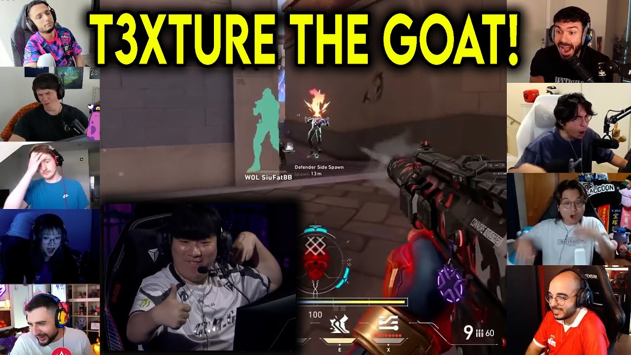 Valorant Streamers Reacts To GENG T3xture Insane 4k Against Wolves In Masters Toronto