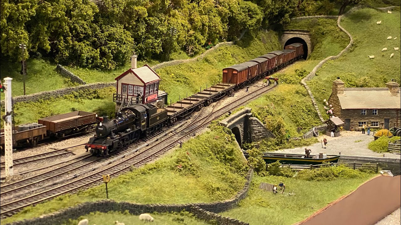 Hornby’s New BR Standard 2MT Hard at Work on the Yorkshire Dales Model Railway