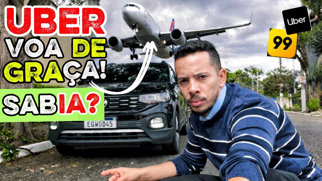 COMO Motorista UBER Consegue PASSAGENS AÉREAS Grátis 