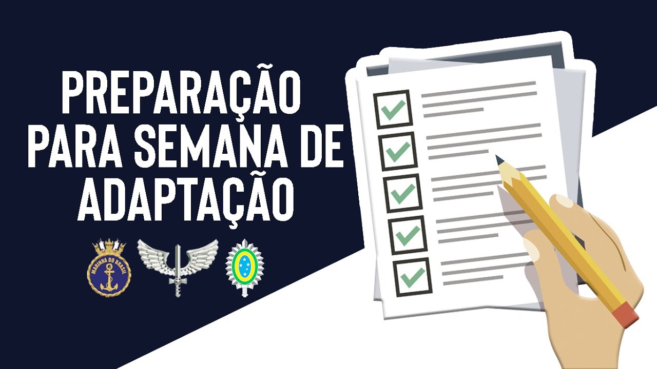 COMO ME PREPARAR PARA A SEMANA DE ADAPTAÇÃO?