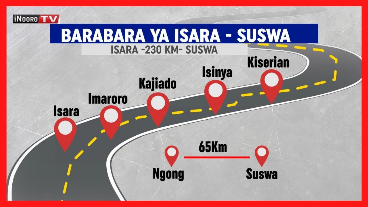 Waaki wa barabara ya kuma Ngong gũthiĩ Suswa nĩ ũrũgamĩte.
