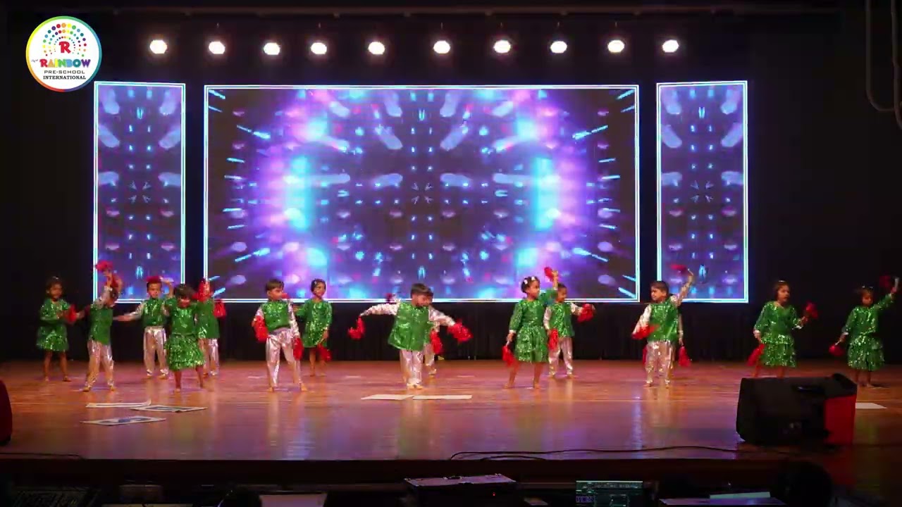 DISCO DANCER NURSERY @ NEW RAINBOW PRESCHOOL 5th ANNUAL FUNCTION 2025🕺💃🌟🌈